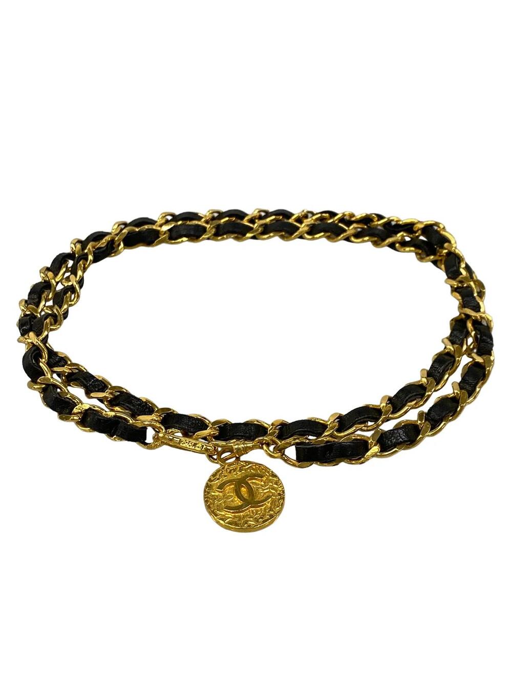 Chanel Gold Black Hardware Lambskin #296353C11B
